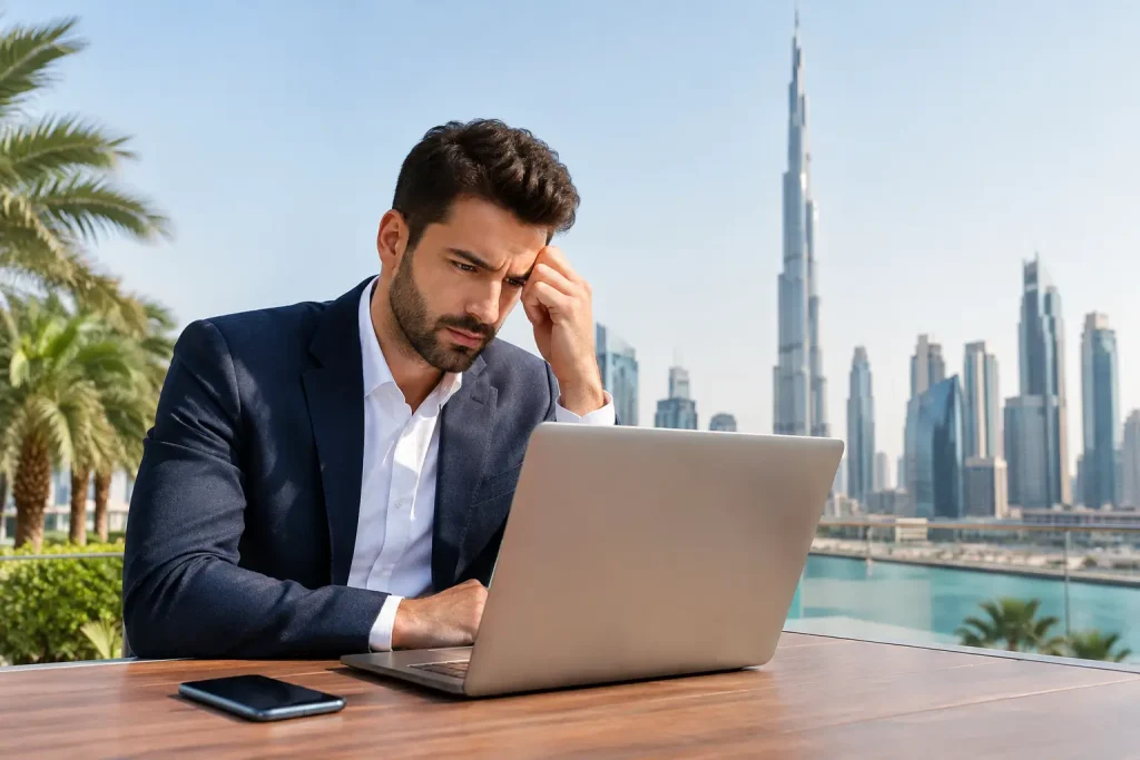 Cas pratique compte bloqué à Dubaï : réagir vite